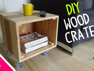 DIY Reclaimed Wood Crate Table - Part 2 of 2