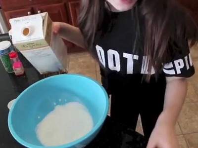 DIY Snow Ice Cream ♡ Abby Nocera