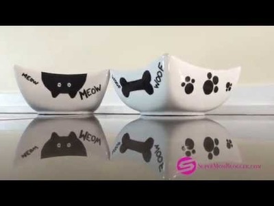 How to Make Custom Pet Dishes: The DIY Sharpie Project