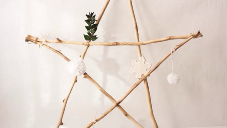 Make a Delicate Giant Twig Star - DIY Home - Guidecentral