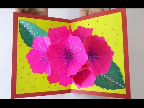 Pop-Up Greeting Card Making Ideas - Amazing DIY Handmade Paper Card Idea for Your Loved Ones!