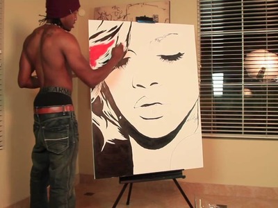 2013 new Rihanna ((THE BEST painting)
