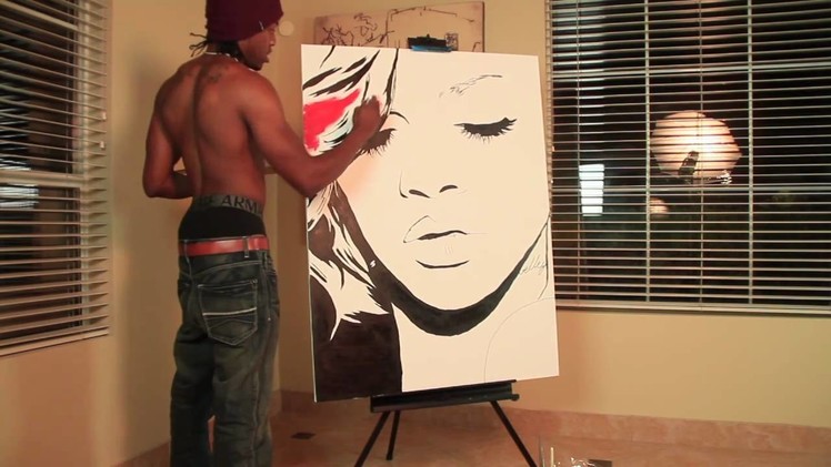 2013 new Rihanna ((THE BEST painting)