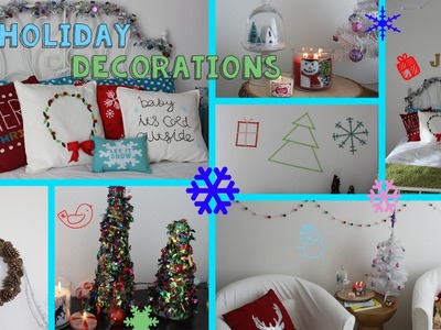 8 DIY Holiday Room Decorations! Easy, Fun & Afordable! (#CRAFTMAS)