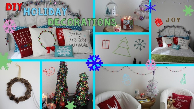 8 DIY Holiday Room Decorations! Easy, Fun & Afordable! (#CRAFTMAS)