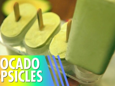 Avocado Popsicles. DIY + Only 3 Ingredients!