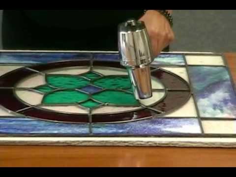 Building a Leaded Stained Glass Window with NO Days Glaze - Quick Cure Method