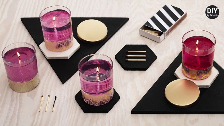 DIY by Panduro: Cast gel candles