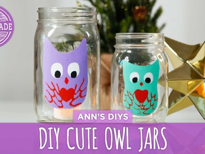 DIY Cute Owl Jars - HGTV Handmade