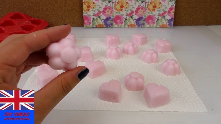 Diy easy soap making - How To Make Cute Heart and Flower Soap At Home - Easy Tutorial