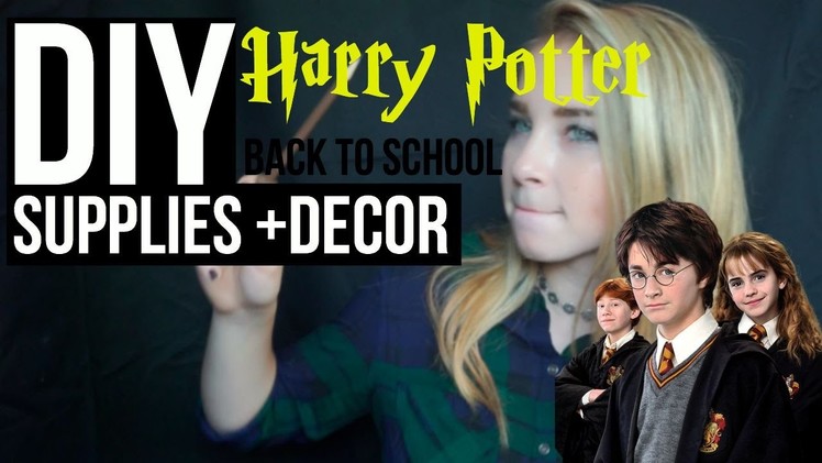 DIY Harry Potter School Supplies + Decor (GIVEAWAY WINNER)