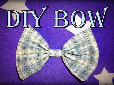 DIY: How to make an easy fabric Bow