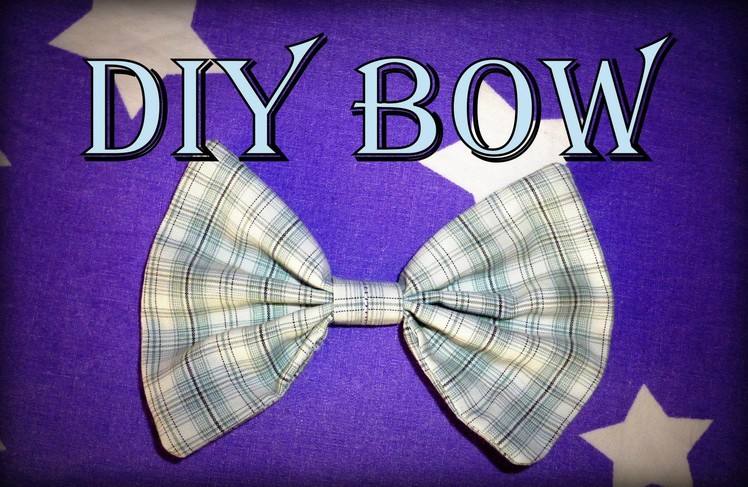 DIY: How to make an easy fabric Bow