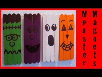 DIY: Monster Magnets ♡ Theeasydiy #HalloweenHorror