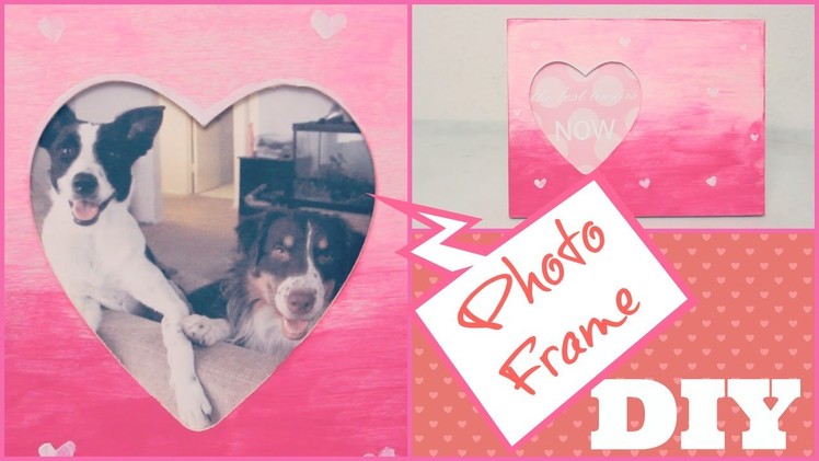 DIY Photo Heart Frame - Great for Valentine's Day Gift! Customizable & Personal