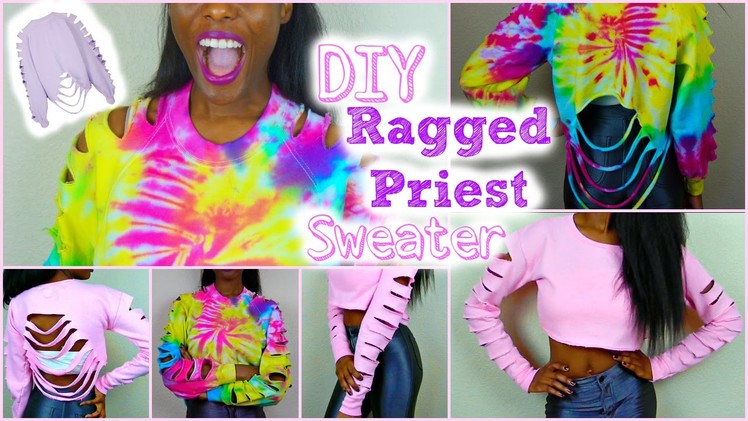 DIY Slashed Sweater | Ragged Priest Inspired | Tashalala
