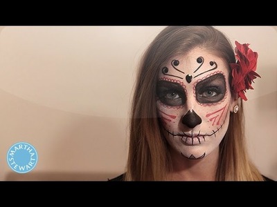 DIY Sugar Skull Makeup for Halloween - Martha Stewart