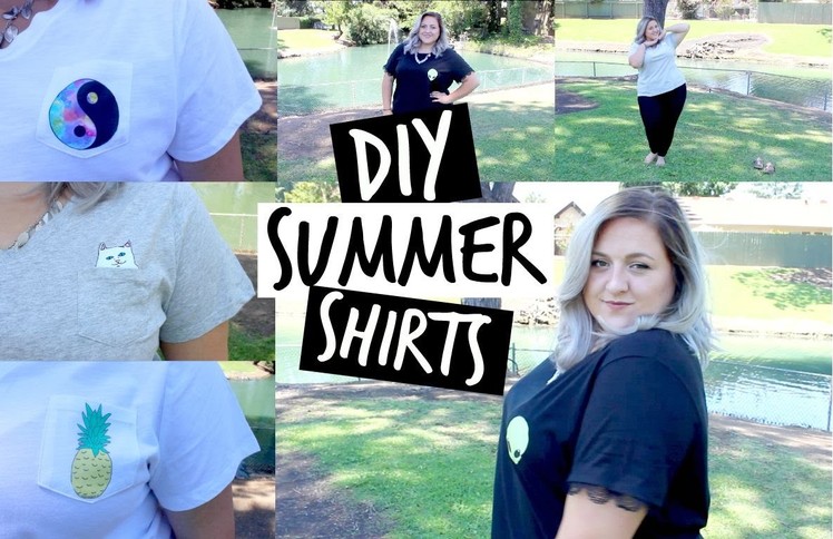 DIY Tumblr Inspired Shirts! | Plus Size!