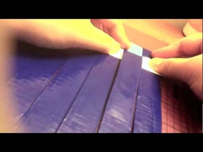 Duct Tape Woven Women's Wallet Part 1