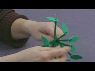 Foam Flower Crafts for Kids : Arranging Tiny Flower Crafts