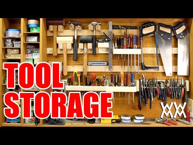 French cleat storage system for hand tools