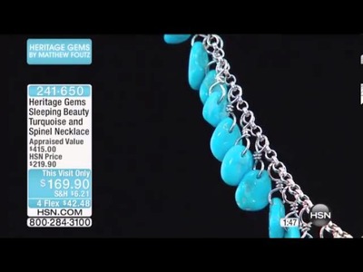 Heritage Gems Sleeping Beauty Turquoise Nuggets and Blac. 