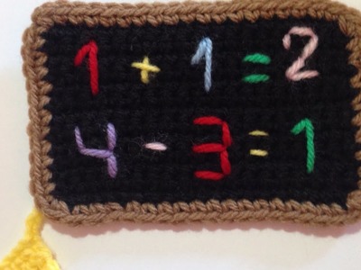 How To Crochet A Sweet And Lovely School Blackboard - DIY Crafts Tutorial - Guidecentral