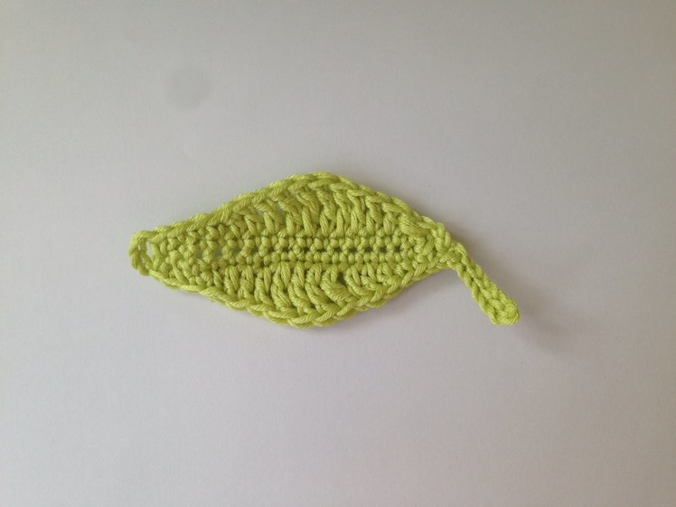 How to crochet lace leaf in a few minutes   motif 2