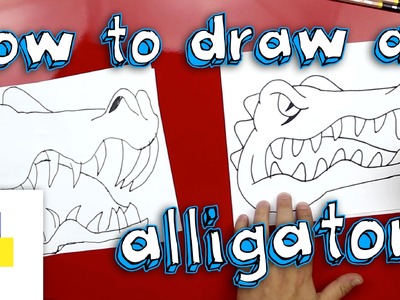 How To Draw An Alligator (Florida Gators Mascot)