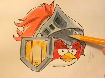 How To Draw Angry Birds Epic Red Bird