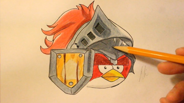 How To Draw Angry Birds Epic Red Bird