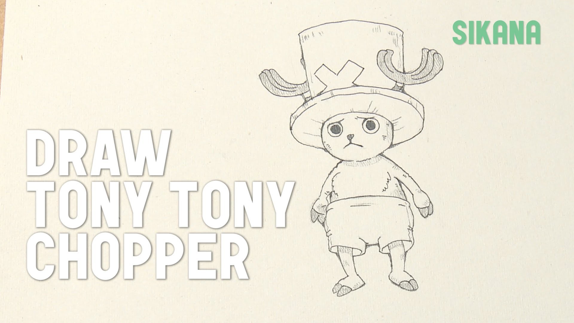 How To Draw Tony Tony Chopper One Piece