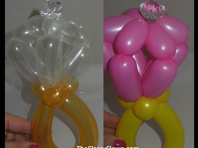 How to Make a Double Diamond Ring | Chicago Balloon Artist