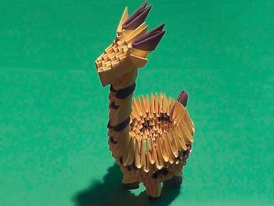 How to make a paper giraffe with his own hands