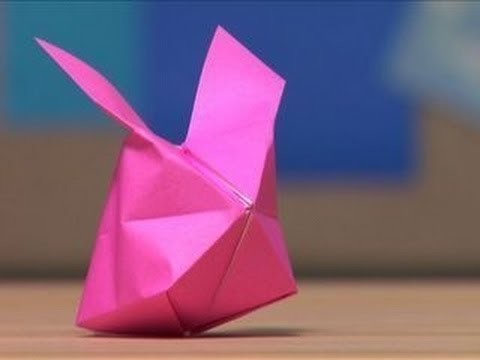 How to Make an Origami Blow Up Bunny