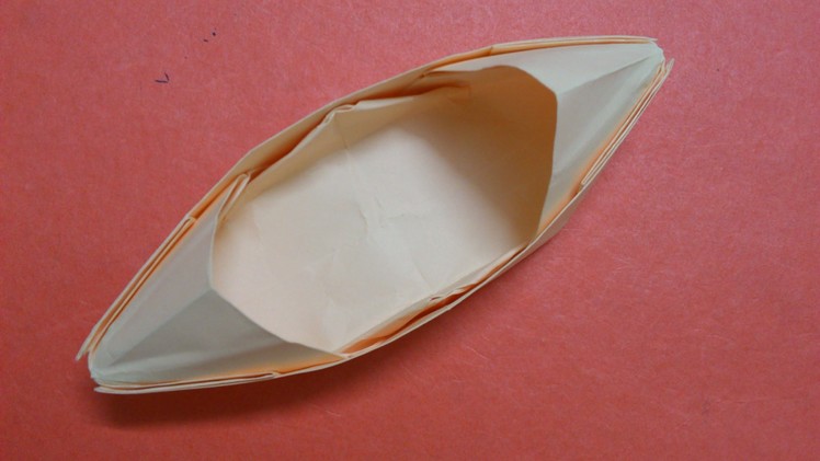How to make an origami Sampan Boat with shelter