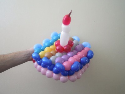How to make balloon cake