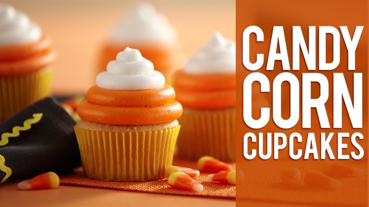 How to Make Candy Corn Cupcakes