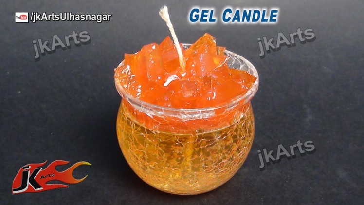 HOW TO: make Gel Candle  - JK Arts 496