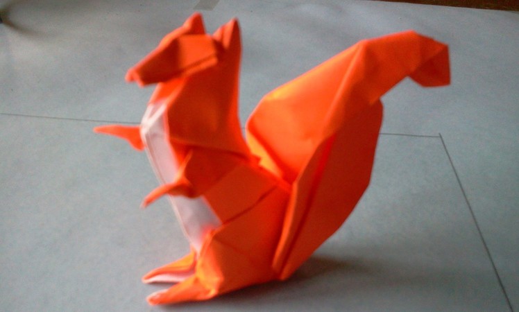How to make Origami squirrel (michael g. lafosse)
