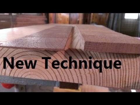 How to Plane Wood Thin, quickly