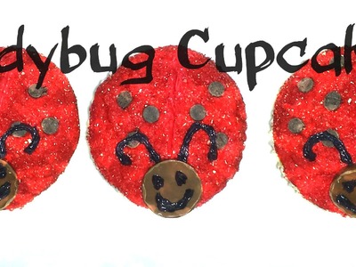 Ladybug Cupcakes: How to Decorate
