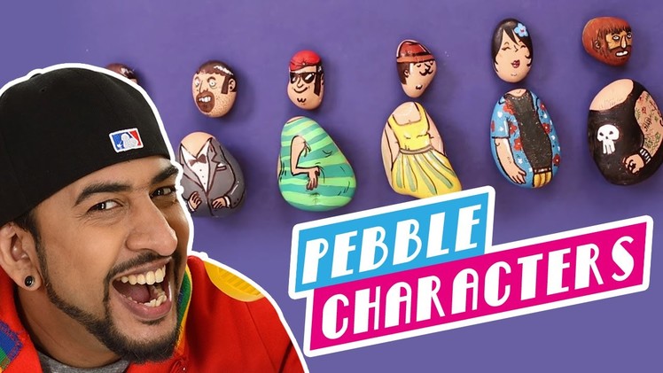 Mad Stuff With Rob - How To Make Pebble Characters | DIY Craft |