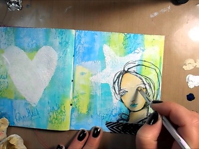 Mixed Media Art Journal Page #20