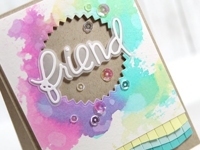 NEW Paper Smooches Die & More Watercolor Smooshing