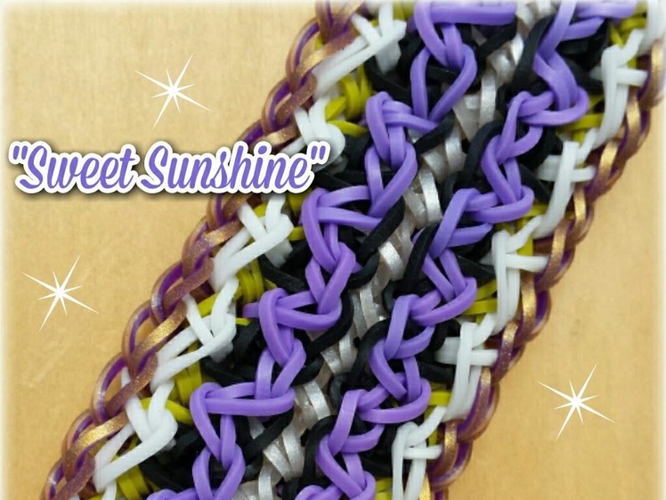 New "Sweet Sunshine" Rainbow Loom Bracelet