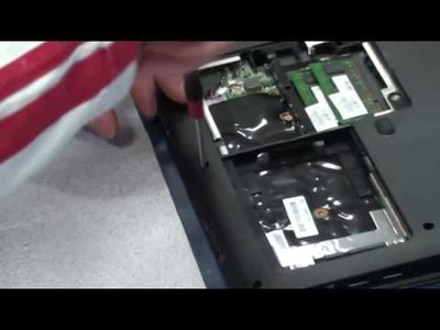 Notebook Reparatur. Mainboard replacement HP DV6000 laptop