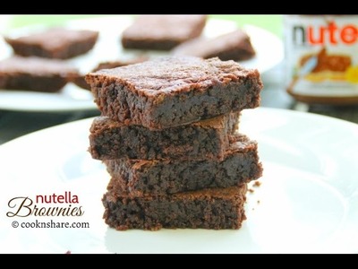 Nutella Brownies - 3 Ingredients