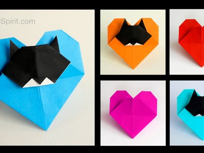 Origami Cat Love : : Amor de gato