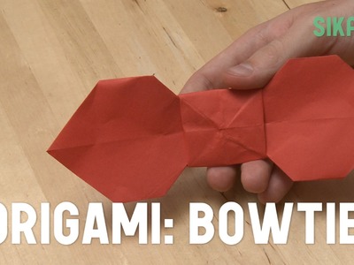 Origami: How to Make an Origami Bow Tie